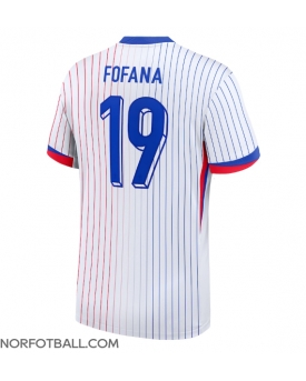 Billige Fotballdrakt Frankrike Youssouf Fofana #19 Replika Bortedrakt EM 2024 Kortermet